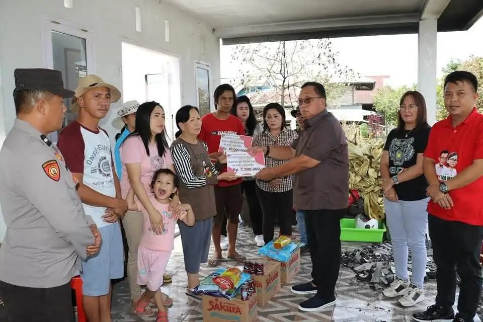 Polsek Kakas Kawal Kegiatan Kemanusiaan